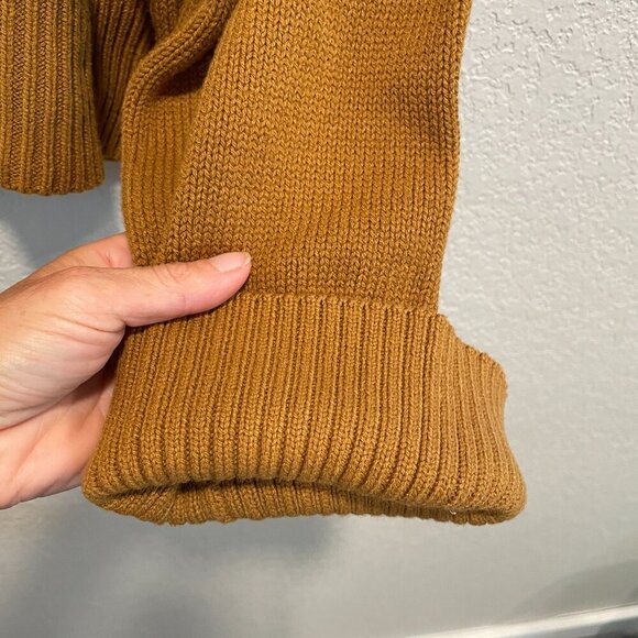 Melrose and Market Mock Neck Wide Sleeve Crop Pullover Medium - Picture 2 of 5